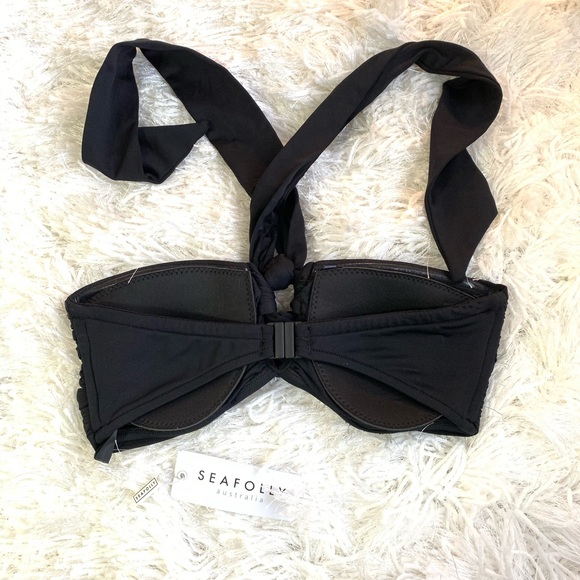 NWT SEAFOLLY BANDEAU BIKINI TOP - Picture 3 of 4